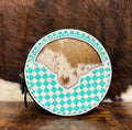 Turquoise canteen bag