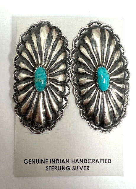 Concho earrings