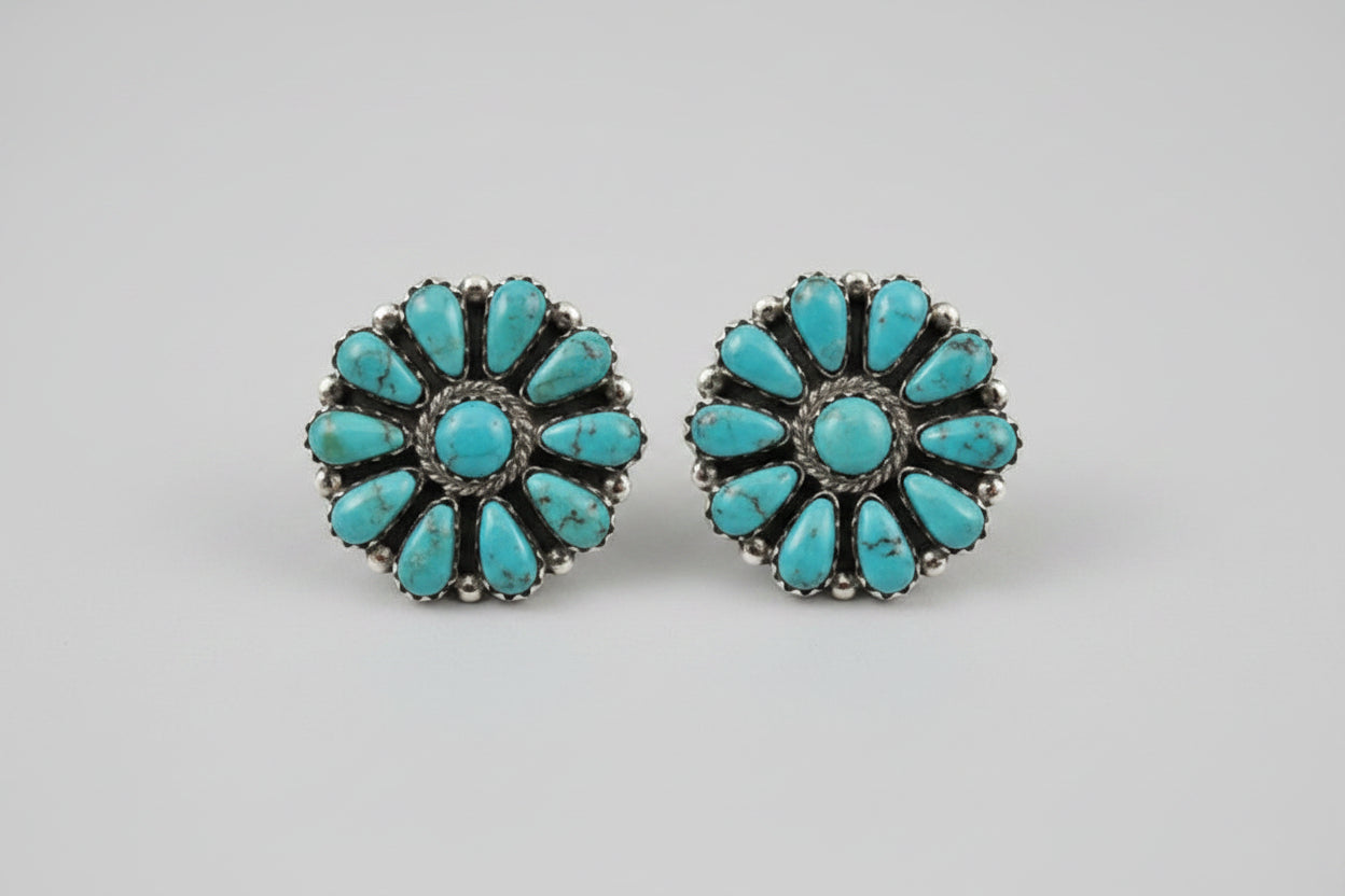 Cluster earrings