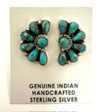 Half cluster earrings