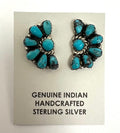 Half cluster earrings